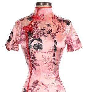 Pretty Little Thing Pink Satin Mini Dress